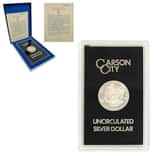 1884-CC Morgan Silver Dollar $1 BU GSA (w/Box & COA)