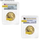 1 oz $50 Gold American Buffalo PCGS MS 70 FDOI (Random Year)