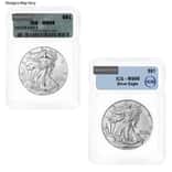 1 oz Silver American Eagle ICG MS 69 (Random Year)