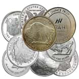1 oz Silver Generic Rounds .999 Fine (Varied Condition)