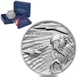1 oz US Air Force Silver Medal (w/Box & COA)