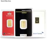 2.5 Gram Random Brand Gold Bar .999+ Fine (in Assay)