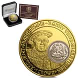 2009 Isle of Man 1 oz Henry VIII Crown Gold Coin & 1/20 oz Platinum Angel