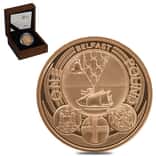 2010 Great Britain 1 Pound Belfast Proof Gold Coin