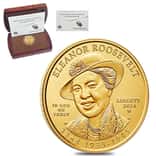 2014 W 1/2 oz $10 First Spouse Eleanor Roosevelt Gold Unc Coin