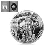 2021 1 oz Germania 5 Mark Proof Silver Coin .999 Fine