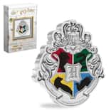 2021 Niue 1 oz Colorized Silver Hogwarts Crest - Harry Potter Coin (w/Box & COA)