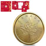 2022 1/10 oz Canadian Treasured Gold Maple Leaf $5 Coin BU - Year of the Tiger