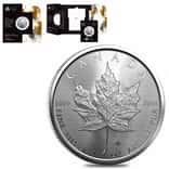 2022 1 oz Canadian Treasured Silver Maple Leaf Coin BU - Happy Birthday