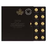 2022 25 x 1 gram Canadian Gold Maples $.5 Coin .9999 Fine - Maplegram25™ (In Assay)