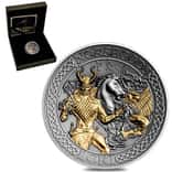 2022 Cook Islands 2 oz Silver Norse Gods Loki Coin .999 Fine