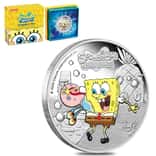 2024 1 oz Tuvalu SpongeBob SquarePants™ & Gary Proof Silver Coin