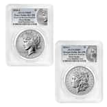 2024-S Morgan and Peace Silver Dollar Reverse Proof 2-Coin Set PCGS PF 69 FS (Morgan/Peace)