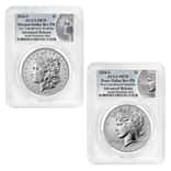 2024-S Morgan and Peace Silver Dollar Reverse Proof 2-Coin Set PCGS PF 70 AR (Morgan/Peace)