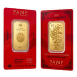 2025 1 oz PAMP Suisse Lunar White Snake Gold Bar (in Assay)