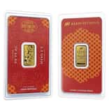 2025 2.5 Gram Asahi Lunar Snake Gold Bar .9999 Fine (in Assay)