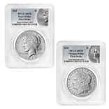 2025 Morgan and Peace Silver Dollar 2-Coin Set PCGS MS 70 FS (Morgan/Peace)