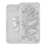2026 1 oz Silver Australian Dragon Rectangular Coin Bar $1 BU