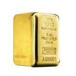5 oz Republic Metals (RMC) Gold Bar .9999 Fine (w/Assay)