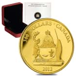 2012 Canada $300 Nunavut Coat of Arms 60 gram 14 Karat Proof Gold Coin (w/Box & COA)