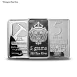 5 Gram Generic Silver Bar .999 Fine