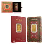 5 Gram PAMP Suisse Arabian Camel Gold Bar .9999 Fine (w/ Frame)