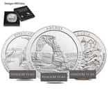 5 oz Silver America the Beautiful ATB Uncirculated Random Year (w/Box & COA)