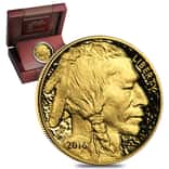 2016 W 1 oz $50 Proof Gold American Buffalo (w/Box & COA)