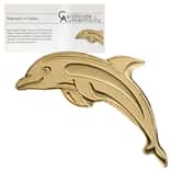 2017 1/2 Gram Palau Dolphin Gold Coin $1 .9999 Fine BU (w/COA)