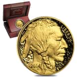 2014 W 1 oz $50 Proof Gold American Buffalo (w/Box & COA)