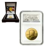2013 1 oz Gold B.V. Islands $125 John F. Kennedy Proof NGC PF 69 UCAM Ultra High Relief Coin (w/Box & COA)