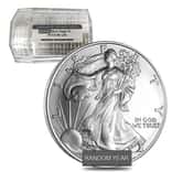 Roll of 20 - 1 oz Silver American Eagle $1 Coin NGC/PCGS BU (Sealed Tube, Random Year)