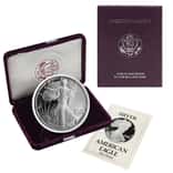 1989-S 1 oz Proof Silver American Eagle (w/Box & COA)