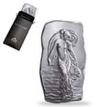 1 Kilo Argentia Woman with Flowing Gown High Relief Silver Bar .9999 Fine