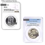 Franklin Silver Half Dollar 50C NGC/PCGS MS 64 (Random Year)