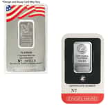1 oz Engelhard Platinum Vintage Bar .9995 Fine (In Assay)