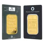 100 Gram Rand Refinery Gold Bar .9999 Fine (in Assay)