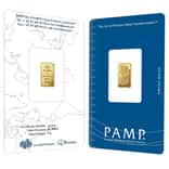 NOT VERISCAN - 1 Gram Gold Bar PAMP Suisse Lady Fortuna .9999 Fine (in Assay)