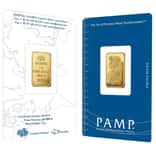 NOT VERISCAN - 5 gram Gold Bar PAMP Suisse Lady Fortuna .9999 Fine (In Assay)