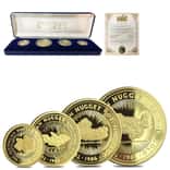 1986 1.85 oz Australian Nugget Proof Gold 4-Coin Set (w/Box & COA)