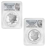 2024-S Morgan and Peace Silver Dollar Proof 2-Coin Set PCGS PF 70 FS (Morgan/Peace)
