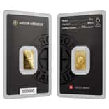 2 Gram Argor Heraeus Gold Bar .9999 Fine (New Design in Assay)