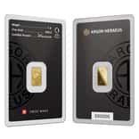 1 Gram Argor Heraeus Gold Bar .9999 Fine (New Design in Assay)