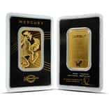 1 oz Sunshine Mint Mercury Gold Bar .9999 Fine (In Assay)