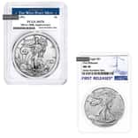 MILKY - 1 oz Silver American Eagle NGC/PCGS MS 70 (Random Year)