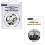 MILKY - 1 oz Chinese Silver Panda NGC / PCGS MS 70 (Random Year)