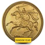 Isle of Man Gold Sovereign BU (Random Year, 1973-1982)