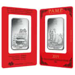 1 oz PAMP Suisse Year of the Pig Platinum Bar (In Assay) Serial #8