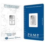 2.5 Gram PAMP Suisse Lady Fortuna Silver Bar .999 Fine (In Assay)