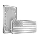 1 oz American Flag Silver Bar .999 Silver (Sealed)